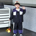 Boys Autumn Hooded Sports Casual Two-Piece Set